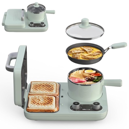 TECHBEAR 3-in-1 Breakfast Sandwich Maker